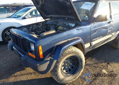 2000 Jeep Cherokee Sport из США, поврежденный, VIN 1J4FF48S7YL125913